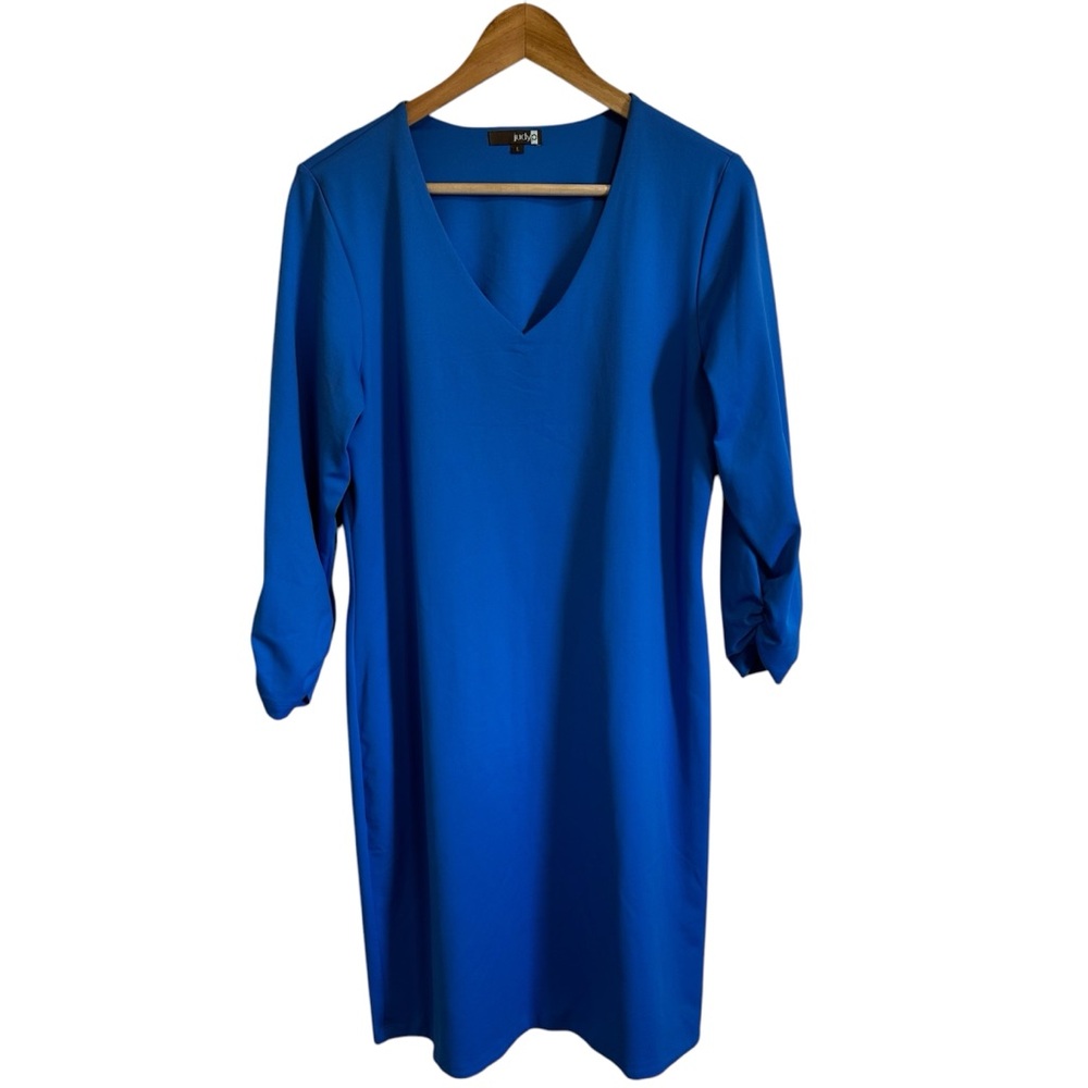 Judy p women’s bodycon‎ dress large blue